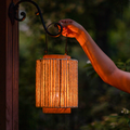Rope & Paper Lantern Candle Holder — Natural Hemp